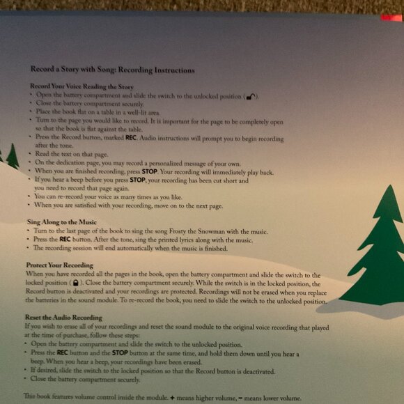 Frosty the Snowman - Collectable Record a Story Used working good condition - Picture 4 of 4